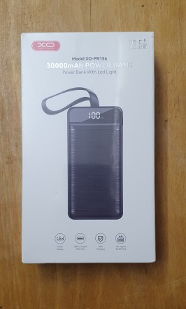 Повербанк XO PR156 QC22.5W PD20W 30000 mAh. Запорожье. фото 1 Повербанк XO PR156 QC22.5W PD20W 30000 mAh. Запорожье. фото 1