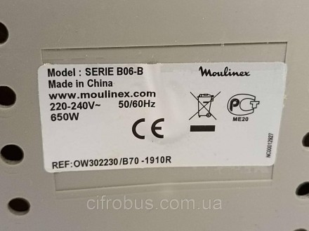 Хлібопічка Б/У Moulinex OW302230. . фото 11 Максимальна вага випічки: 1 кг. Вибір розміру хліба: є. Форма для випікання хліб. . фото 11