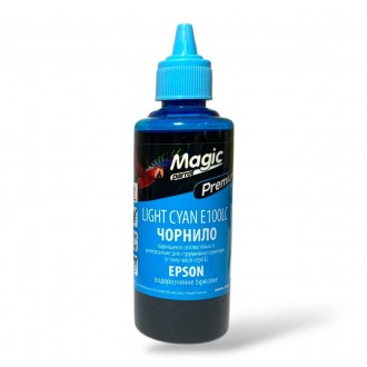 Чернила Epson Magic Parrot Premium E100LC 100 мл Светло-голубой (Light Cyan) (2. Харків. фото 1 Чернила Epson Magic Parrot Premium E100LC 100 мл Светло-голубой (Light Cyan) (2. Харків. фото 1