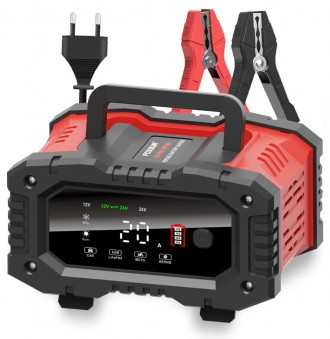 Зарядний пристрій 20А, Foxsur FPT-200 (12V 20A / 24V 10A) для легкових та вантаж. Киев. фото 1 Зарядний пристрій 20А, Foxsur FPT-200 (12V 20A / 24V 10A) для легкових та вантаж. Киев. фото 1