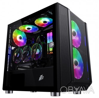 Корпус 1stPlayer D3-3F2-PLUS Black без БЖ