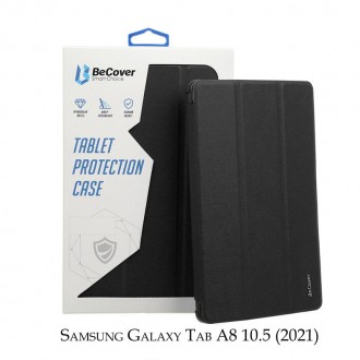 Чохол-книжка BeCover Smart для Samsung Galaxy Tab A8 SM-X200/SM-X205 Black (7072. Харків. фото 1 Чохол-книжка BeCover Smart для Samsung Galaxy Tab A8 SM-X200/SM-X205 Black (7072. Харків. фото 1