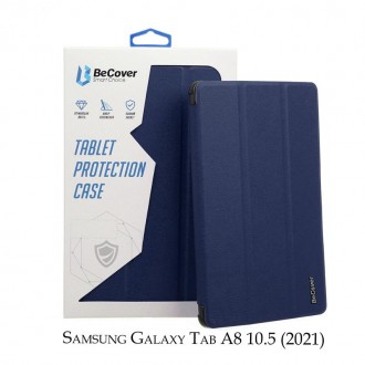 Чохол-книжка BeCover Smart для Samsung Galaxy Tab A8 SM-X200/SM-X205 Deep Blue (. Харків. фото 1 Чохол-книжка BeCover Smart для Samsung Galaxy Tab A8 SM-X200/SM-X205 Deep Blue (. Харків. фото 1