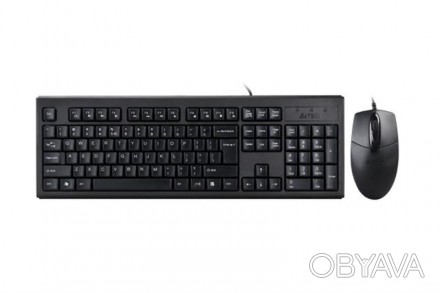 Комплект (клавіатура, мишка) A4Tech KR-8372S Black