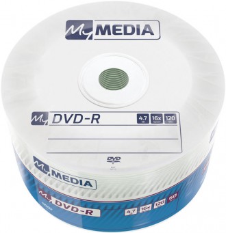 Диски DVD+R MyMedia (69200) 4.7GB, 16x, Matt Silver Wrap, 50шт. Харків. фото 1 Диски DVD+R MyMedia (69200) 4.7GB, 16x, Matt Silver Wrap, 50шт. Харків. фото 1