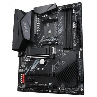 Материнська плата AORUS на базі чіпсета AMD B550, з цифровим VRM-модулем і фірмо. . фото 4