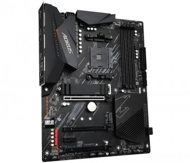 Материнська плата AORUS на базі чіпсета AMD B550, з цифровим VRM-модулем і фірмо. . фото 5