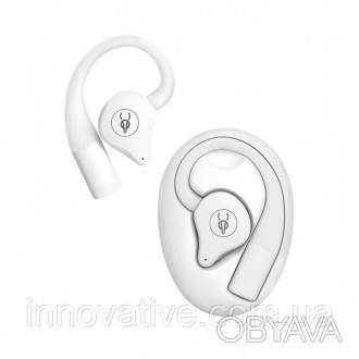 Спортивные Bluetooth наушники Sabbat Q12 Cloud White открытого типа (Белый)