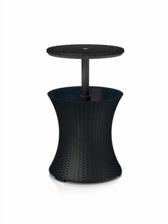 Стол - бар пластиковий Keter Cool Bar Rattan, колір сірий. Харьков. фото 1 Стол - бар пластиковий Keter Cool Bar Rattan, колір сірий. Харьков. фото 1