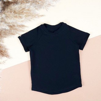 Футболка дитяча базова "Джой" , Чорний, 140 (10 років). Харків. фото 1