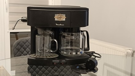 Кавоварка рожкова і крапельна Moulinex Duomo Caffe Combi Q86. Коростень. фото 1 Кавоварка рожкова і крапельна Moulinex Duomo Caffe Combi Q86. Коростень. фото 1