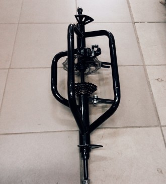 Задний мост для трёхколёсного велосипеда с трещоткой с дисковым тормозом. Харьков. фото 1