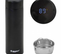 Термос с индикатором температуры "Black" 450мл MT-3566BL (50шт). Киев. фото 1