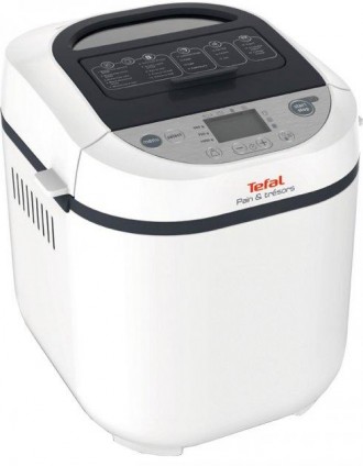 Хлібопічка Tefal Pain & Tresor Pain & Tresor, 700Вт, програм-1,  макс.вес -1кг, форма-прямокутрик, пластик,. Київ. фото 1