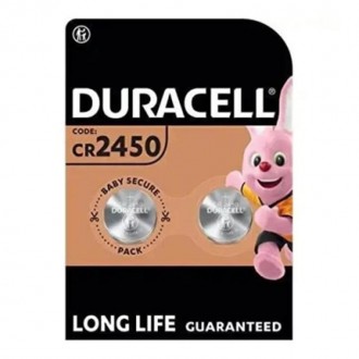 Батарейка Duracell DL 2450 BL 2 шт.. Київ. фото 1 Батарейка Duracell DL 2450 BL 2 шт.. Київ. фото 1