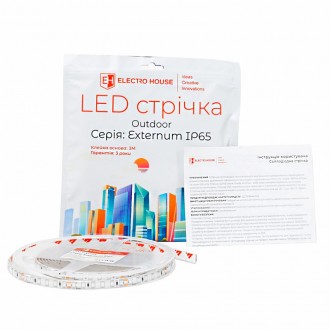LED лента 14Вт 12В SMD2835 180 диодов, нейтральный белый 4000К, серия Externum I. Днепр. фото 1 LED лента 14Вт 12В SMD2835 180 диодов, нейтральный белый 4000К, серия Externum I. Днепр. фото 1