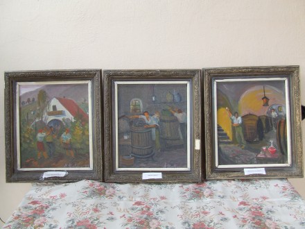 Закарпатская школа. 3 штуки Цибере х.м. раз.38х33 см. 1993 г.. Ужгород. фото 1 Закарпатская школа. 3 штуки Цибере х.м. раз.38х33 см. 1993 г.. Ужгород. фото 1