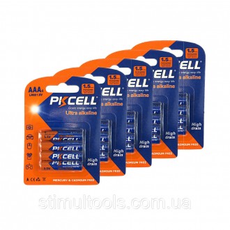 Комплект з 20 батарейок PKCELL Ultra Alkaline AAA LR03 1.5V по 4шт./блістер. Одеса. фото 1 Комплект з 20 батарейок PKCELL Ultra Alkaline AAA LR03 1.5V по 4шт./блістер. Одеса. фото 1
