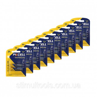 Комплект з 20 батарейок PKCELL Extra Heavy Duty AA R6P 1.5V по 2шт./блістер. Одеса. фото 1 Комплект з 20 батарейок PKCELL Extra Heavy Duty AA R6P 1.5V по 2шт./блістер. Одеса. фото 1
