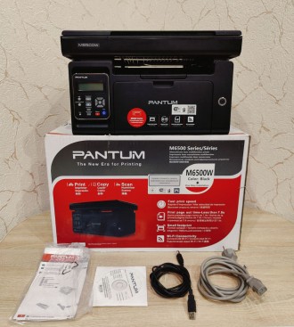 Лазерний Wi-Fi БФП Pantum M6500W+USB, мережевий кабелі/Пробіг: 400 стр. Мелітополь. фото 1 Лазерний Wi-Fi БФП Pantum M6500W+USB, мережевий кабелі/Пробіг: 400 стр. Мелітополь. фото 1