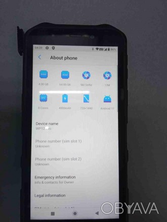Мобільний телефон смартфон Б/У Oukitel WP12 Pro 4/64GB
