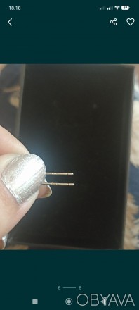 Сережки серебро