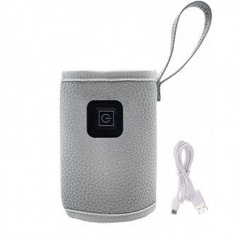 Портативный подогреватель Lesko 2024 Short Gray для детской бутылочки USB 4шт. Киев. фото 1 Портативный подогреватель Lesko 2024 Short Gray для детской бутылочки USB 4шт. Киев. фото 1