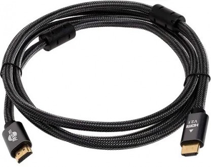 Кабель Atcom HDMI 2.1 8K premium cable 3 метри (23783) чорний. Київ. фото 1 Кабель Atcom HDMI 2.1 8K premium cable 3 метри (23783) чорний. Київ. фото 1