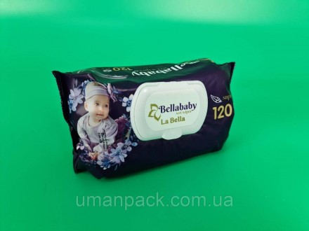 Влажная салфетка 120 шт с клапаном "Bellbaby" (1 пачка). Умань. фото 1 Влажная салфетка 120 шт с клапаном "Bellbaby" (1 пачка). Умань. фото 1