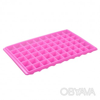 Форма для льда Lesko A245 Pink на 60 кубиков лоток для заморозки воды 4шт