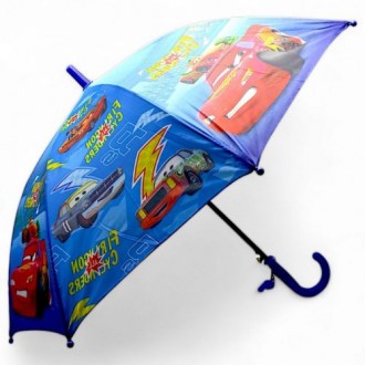 Уценка. Зонтик детский "Тачки", синяя (70 см, d=80 см), вид 3 Плохая прошивка с . Борисполь. фото 1