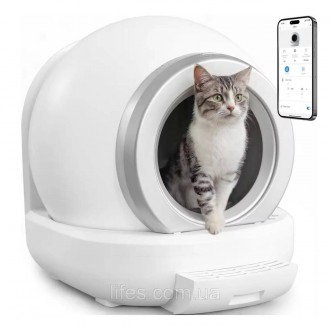 Автоматический туалет для кошек Tomcat PL-01 WiFi Дезодорация Белый. Одеса. фото 1 Автоматический туалет для кошек Tomcat PL-01 WiFi Дезодорация Белый. Одеса. фото 1