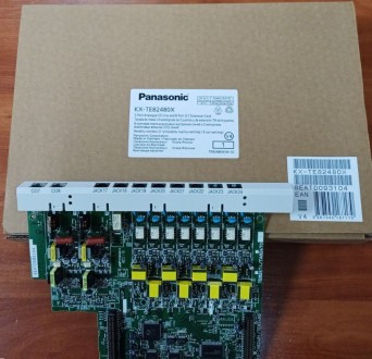 Panasonic KX-TE82480X, плата 2 зовнішніх аналогових (СО) і 8 внутрішніх аналогов. Київ. фото 1 Panasonic KX-TE82480X, плата 2 зовнішніх аналогових (СО) і 8 внутрішніх аналогов. Київ. фото 1