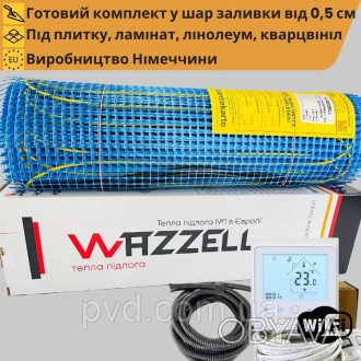 В данный комплект входит нагревательный мат WAZZELL EASYHEAT, программируемый c . . фото 1