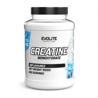 Креатин моногідрат Evolite Nutrition Creatine Monohydrate 1000 г Unflavoured. Киев. фото 1 Креатин моногідрат Evolite Nutrition Creatine Monohydrate 1000 г Unflavoured. Киев. фото 1