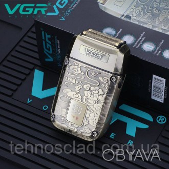 Електробритва-шейвер VGR V-336 LED Display чоловіча професійна для сухого та вол. . фото 1