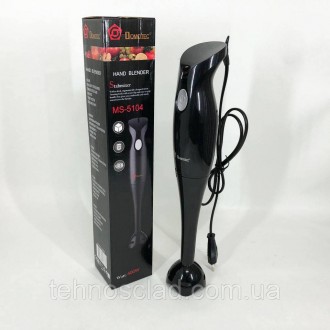 Кухонний блендер для овочів DOMOTEC MS-5104 400 Вт, Занурювальний блендер IJ-839. Кам'янське. фото 1 Кухонний блендер для овочів DOMOTEC MS-5104 400 Вт, Занурювальний блендер IJ-839. Кам'янське. фото 1