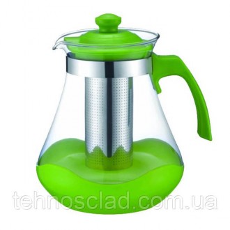 Чайник для заварювання Con Brio Green CB-6215 1,5 л. VO-667 Колір: зелений. Кам'янське. фото 1 Чайник для заварювання Con Brio Green CB-6215 1,5 л. VO-667 Колір: зелений. Кам'янське. фото 1