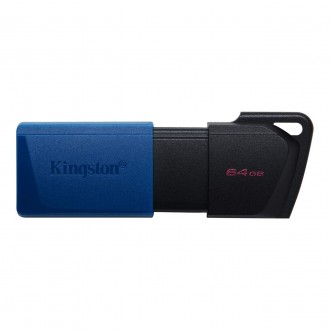 Накопичувач Kingston 64GB USB 3.2 Type-A Gen1 DT Exodia M Black Blue. Киев. фото 1 Накопичувач Kingston 64GB USB 3.2 Type-A Gen1 DT Exodia M Black Blue. Киев. фото 1