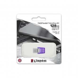 DataTraveler microDuo 3C оснащений двома інтерфейсами, що підходять як для нових. . фото 7