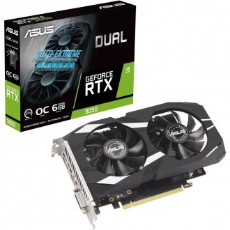 Відеокарта GF RTX 3050 6GB GDDR6 Dual OC Asus (DUAL-RTX3050-O6G). Киев. фото 1 Відеокарта GF RTX 3050 6GB GDDR6 Dual OC Asus (DUAL-RTX3050-O6G). Киев. фото 1