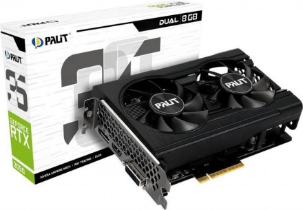 Відеокарта GF RTX 3050 8GB GDDR6 Dual Palit (NE63050018P1-1070D). Киев. фото 1 Відеокарта GF RTX 3050 8GB GDDR6 Dual Palit (NE63050018P1-1070D). Киев. фото 1