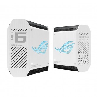 Маршрутизатор ASUS ROG Rapture GT6 2PK white AX10000 3xGE LAN 1x2.5GE WAN 1xUSB . Киев. фото 1 Маршрутизатор ASUS ROG Rapture GT6 2PK white AX10000 3xGE LAN 1x2.5GE WAN 1xUSB . Киев. фото 1