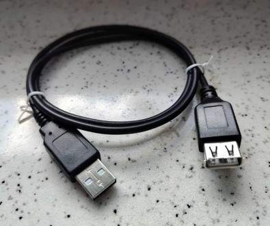 Кабель USB2.0 папа-мама (80см). Запорожье. фото 1 Кабель USB2.0 папа-мама (80см). Запорожье. фото 1
