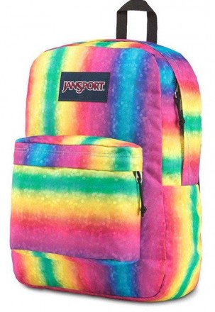 Міський рюкзак 25L Jansport Superbreak райдужний. Шостка. фото 1 Міський рюкзак 25L Jansport Superbreak райдужний. Шостка. фото 1