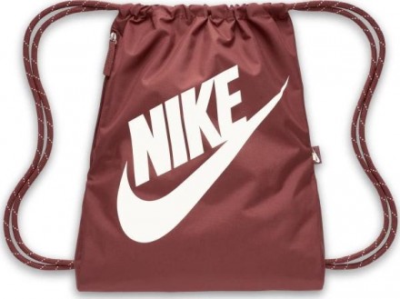 Рюкзак-мішок Nike NK HERITAGE DRAWSTRING 13L бордовий Уні 33х43 см DC4245-231. Шостка. фото 1 Рюкзак-мішок Nike NK HERITAGE DRAWSTRING 13L бордовий Уні 33х43 см DC4245-231. Шостка. фото 1
