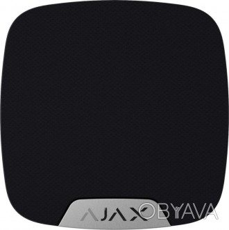 Бездротова кімнатна сирена Ajax HomeSiren Black (8681.11.BL1/34260.11.BL1). . фото 1 Бездротова кімнатна сирена Ajax HomeSiren Black (8681.11.BL1/34260.11.BL1). . фото 1