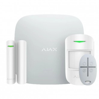 Комплект охоронної сигналізації Ajax StarterKit 2 (8EU) White (29340.102.WH1/35974.102.WH1). Київ. фото 1 Комплект охоронної сигналізації Ajax StarterKit 2 (8EU) White (29340.102.WH1/35974.102.WH1). Київ. фото 1