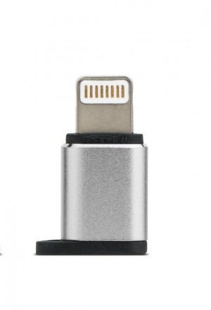 Адаптер Remax Visual micro USB - Lightning (F/M) Silver (RA-USB2-SILVER). Киев. фото 1 Адаптер Remax Visual micro USB - Lightning (F/M) Silver (RA-USB2-SILVER). Киев. фото 1