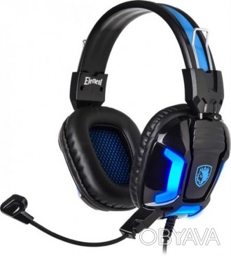 Гарнітура Sades SA-702 Element Black/Blue (sa702bl)